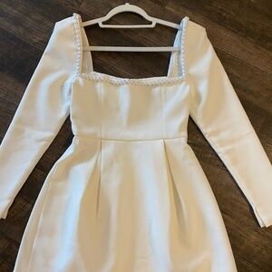 Odd Muse White Pearl Dress